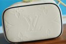 1:1 Replica Louis Vuitton Nice BB Monogram Empreinte White /Black For Women, Women's Wallets 9.4in/24cm LV