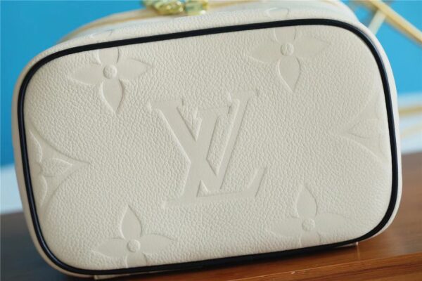 Louis Vuitton Nice BB Monogram Empreinte White /Black For Women, Women's Wallets 9.4in/24cm LV