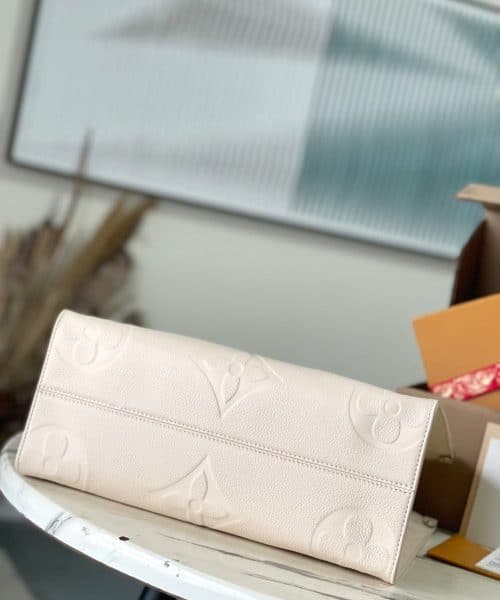 1:1 Replica Louis Vuitton LV Onthego MM Monogram Empreinte Leather Luxury Bag For Women M46531 - 35cm