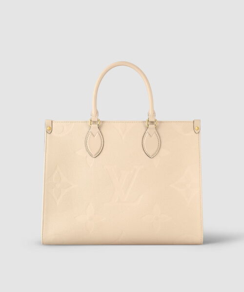 1:1 Replica Louis Vuitton LV Onthego MM Monogram Empreinte Leather Luxury Bag For Women M46531 - 35cm