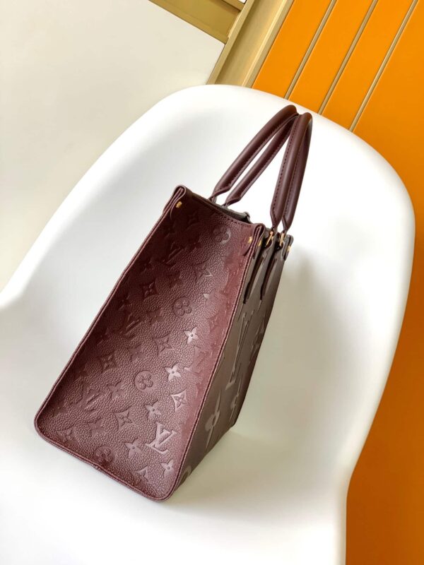 1:1 Replica Louis Vuitton LV Onthego MM Monogram Empreinte Leather Luxury Bag For Women M46601 - 35cm