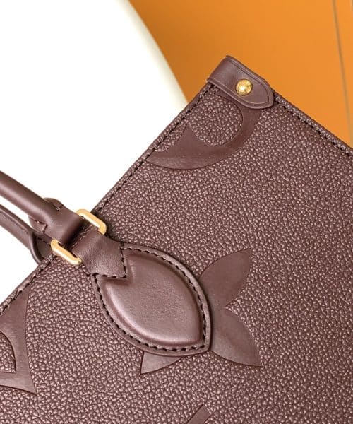 1:1 Replica Louis Vuitton LV Onthego MM Monogram Empreinte Leather Luxury Bag For Women M46601 - 35cm
