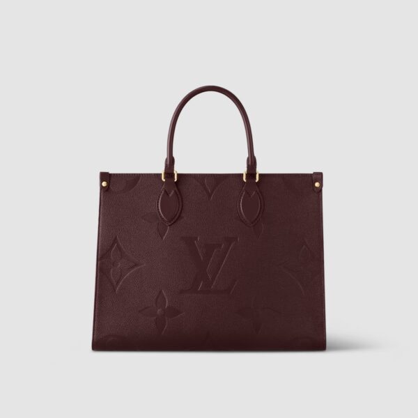1:1 Replica Louis Vuitton LV Onthego MM Monogram Empreinte Leather Luxury Bag For Women M46601 - 35cm