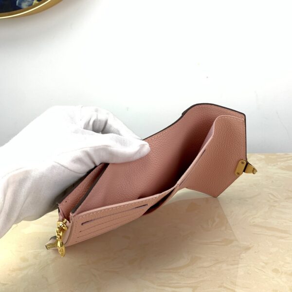 Louis Vuitton Pallas Compact Wallet Monogram Canvas Pink For Women, Women's Wallet 5.1in/13cm LV