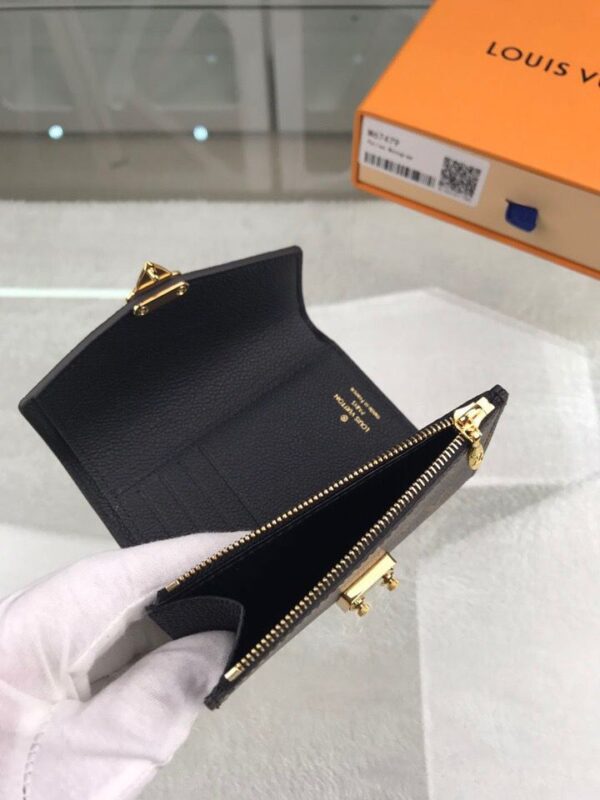 Louis Vuitton Pallas Monogram 13cm Black