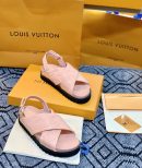 Louis Vuitton Paseo Flat Comfort Sandal Pink For Women LV 1A9RF9