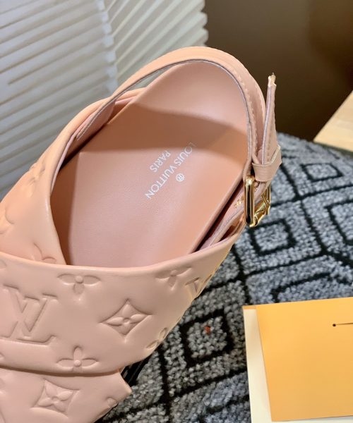 Louis Vuitton Paseo Flat Comfort Sandal Pink For Women LV 1A9RF9