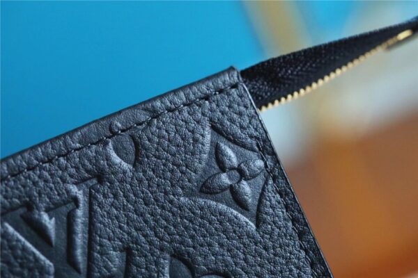 Louis Vuitton Poche Toilette 26 Monogram Empreinte Black For Women, Women's Wallets 9.8in/25cm LV