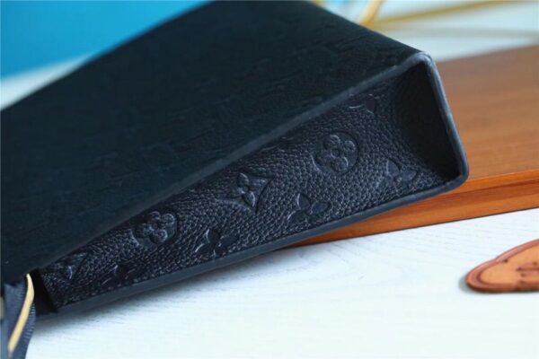 Louis Vuitton Poche Toilette 26 Monogram Empreinte Black For Women, Women's Wallets 9.8in/25cm LV