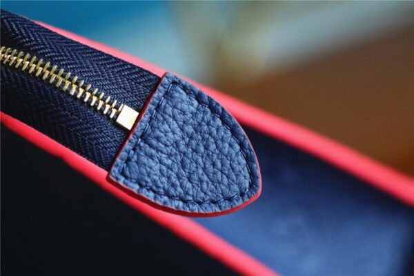 Louis Vuitton Poche Toilette 26 Monogram Empreinte Navy Blue For Women, Women's Wallets 9.8in/25cm LV