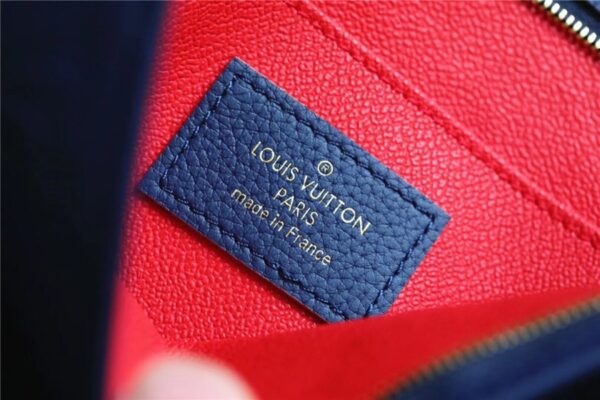 Louis Vuitton Poche Toilette 26 Monogram Empreinte Navy Blue For Women, Women's Wallets 9.8in/25cm LV