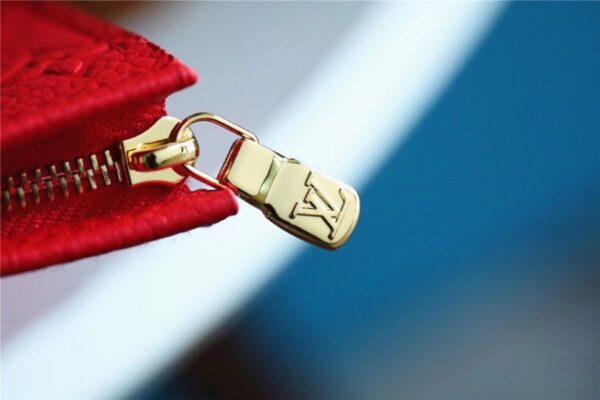 Louis Vuitton Poche Toilette 26 Monogram Empreinte Red For Women, Women's Wallets 9.8in/25cm LV