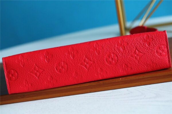 Louis Vuitton Poche Toilette 26 Monogram Empreinte Red For Women, Women's Wallets 9.8in/25cm LV