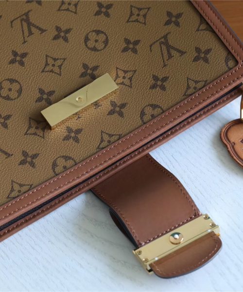 1:1 Replica Louis Vuitton Pochette Dauphine Monogram and Monogram Reverse Canvas For Women, Women's Wallets 10.2in/26cm LV
