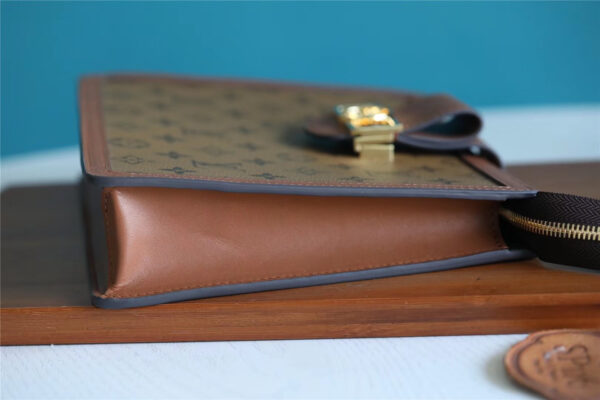 Louis Vuitton Pochette Dauphine Monogram and Monogram Reverse Canvas For Women, Women's Wallets 10.2in/26cm LV
