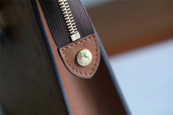 Louis Vuitton Pochette Dauphine Monogram and Monogram Reverse Canvas For Women, Women's Wallets 10.2in/26cm LV
