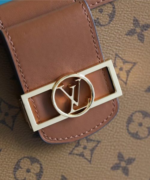 1:1 Replica Louis Vuitton Pochette Dauphine Monogram and Monogram Reverse Canvas For Women, Women's Wallets 10.2in/26cm LV