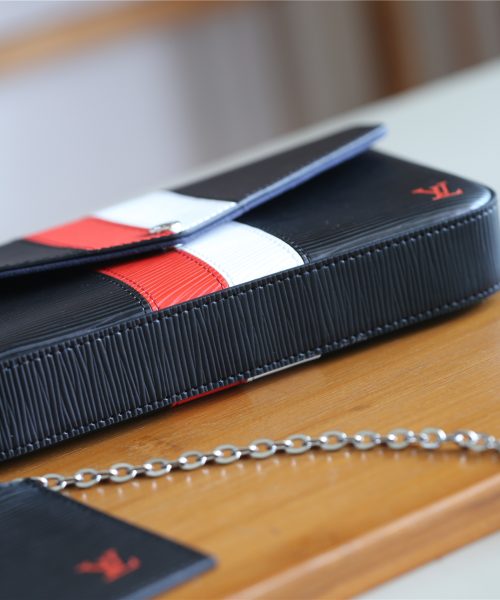 1:1 Replica Louis Vuitton Pochette Felicie Epi Black For Women, Women's Wallets 8.3in/21cm LV