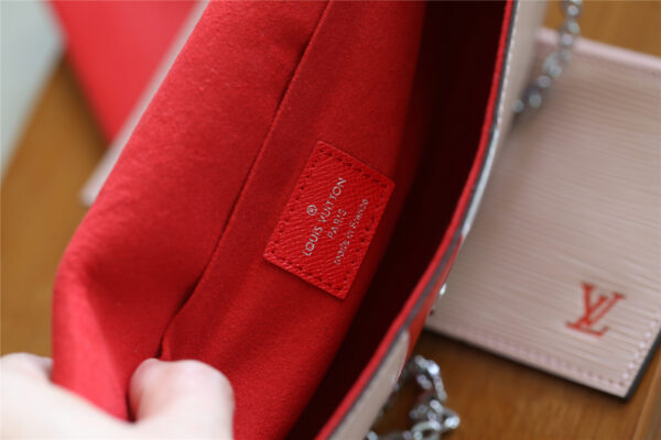 Louis Vuitton Pochette Felicie Epi Rose Ballerine For Women, Women's Wallets 8.3in/21cm LV 