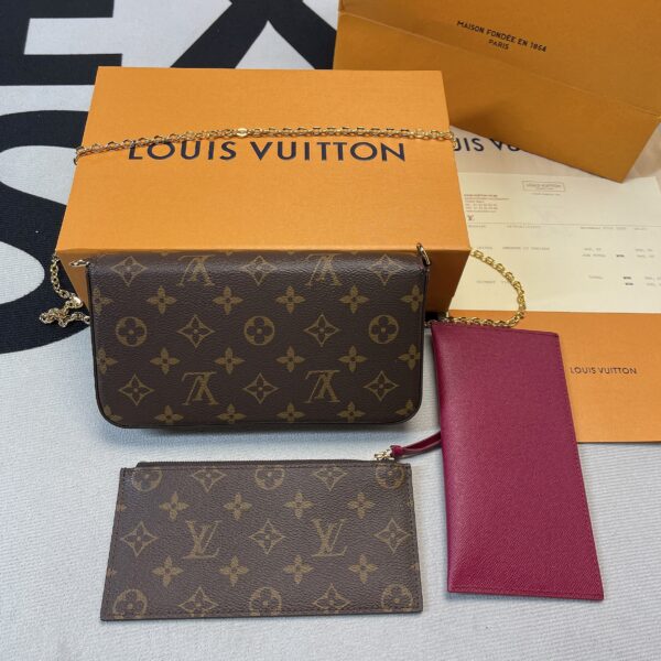 Louis Vuitton Pochette Felicie Monogram Canvas For Women, Women's Wallets 8.3in/21cm LV M61276