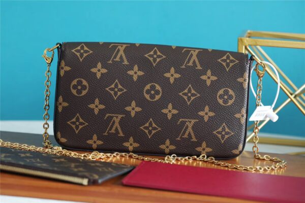 Louis Vuitton Pochette Felicie Monogram Canvas For Women, Women's Wallets 8.3in/21cm LV M61276