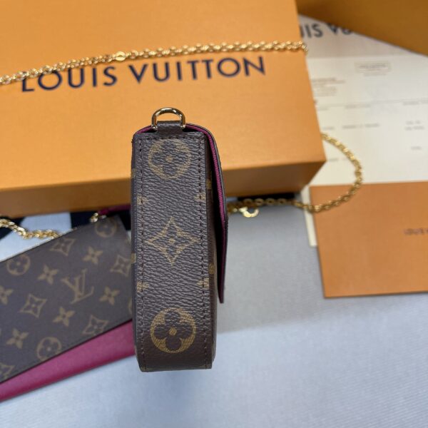 Louis Vuitton Pochette Felicie Monogram Canvas For Women, Women's Wallets 8.3in/21cm LV M61276