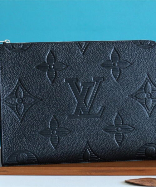 Louis Vuitton Pochette Jour GM Black For Women, Women's Wallets 3.4in/34cm LV