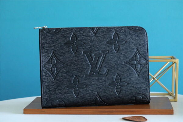Louis Vuitton Pochette Jour GM Black For Women, Women's Wallets 3.4in/34cm LV