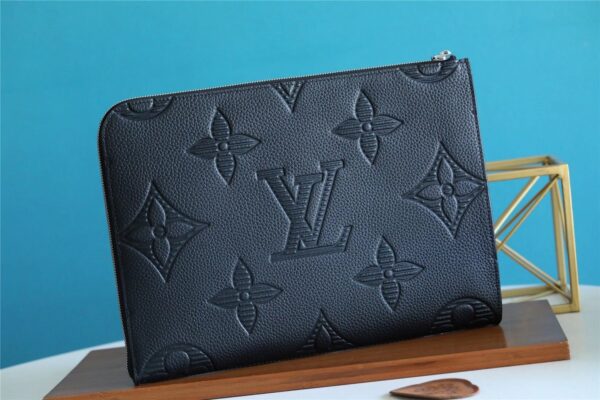 Louis Vuitton Pochette Jour GM Black For Women, Women's Wallets 3.4in/34cm LV