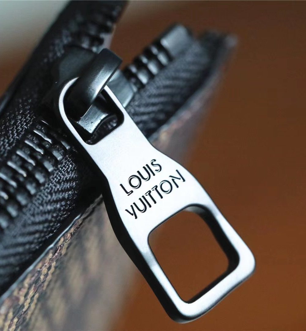 1:1 Replica Louis Vuitton Pochette Jour GM Damier Canvas By Virgil Abloh For Women, Women's Wallets 13.4in/34cm LV 