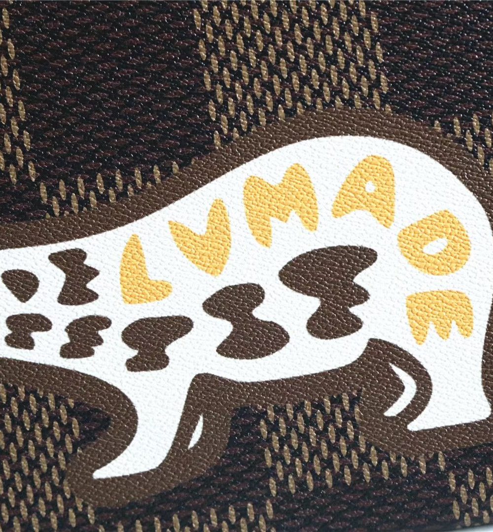 1:1 Replica Louis Vuitton Pochette Jour GM Damier Canvas By Virgil Abloh For Women, Women's Wallets 13.4in/34cm LV 