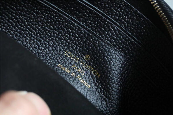 Louis Vuitton Pochette Melanie BB Monogram Empreinte Black For Women, Women's Wallets 7.9in/20cm LV M68712