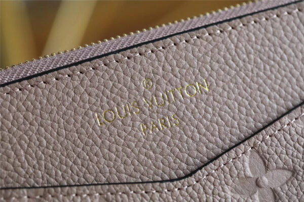 Louis Vuitton Pochette Melanie BB Monogram Empreinte Grey For Women, Women's Wallets 7.9in/20cm LV