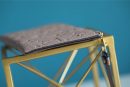 1:1 Replica Louis Vuitton Pochette Melanie BB Monogram Empreinte Grey For Women, Women's Wallets 7.9in/20cm LV