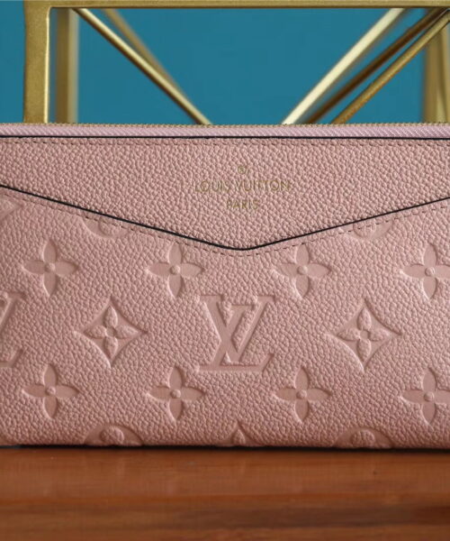 Louis Vuitton Pochette Melanie BB Monogram Empreinte Pink For Women, Women's Wallets 7.9in/20cm LV