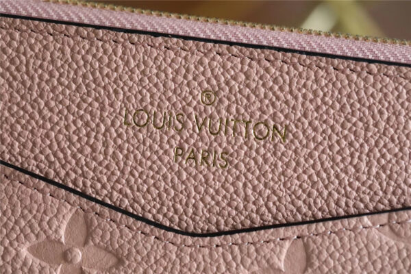 Louis Vuitton Pochette Melanie BB Monogram Empreinte Pink For Women, Women's Wallets 7.9in/20cm LV