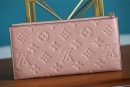 1:1 Replica Louis Vuitton Pochette Melanie BB Monogram Empreinte Pink For Women, Women's Wallets 7.9in/20cm LV