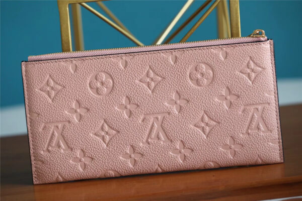 Louis Vuitton Pochette Melanie BB Monogram Empreinte Pink For Women, Women's Wallets 7.9in/20cm LV