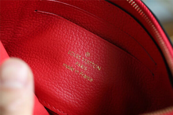 Louis Vuitton Pochette Melanie BB Monogram Empreinte Red For Women, Women's Wallets 7.9in/20cm LV