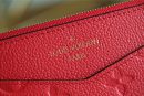 1:1 Replica Louis Vuitton Pochette Melanie BB Monogram Empreinte Red For Women, Women's Wallets 7.9in/20cm LV