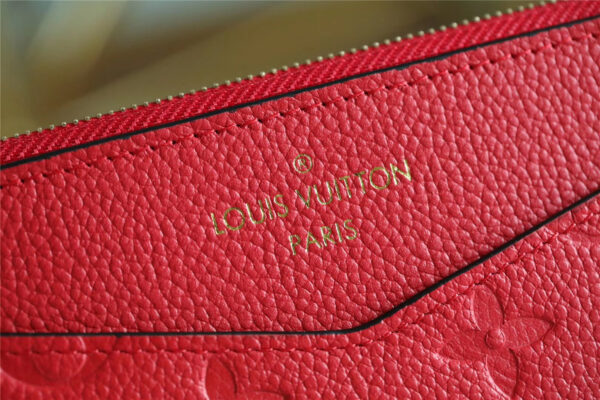 Louis Vuitton Pochette Melanie BB Monogram Empreinte Red For Women, Women's Wallets 7.9in/20cm LV