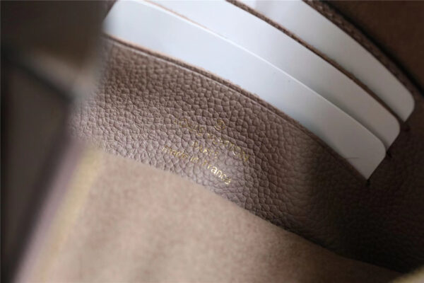 Louis Vuitton Pochette Melanie MM Monogram Empreinte Beige For Women, Women's Wallets 9.2in/23cm LV