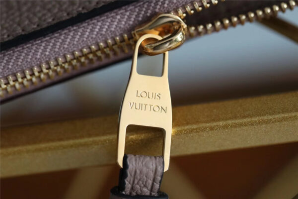 Louis Vuitton Pochette Melanie MM Monogram Empreinte Beige For Women, Women's Wallets 9.2in/23cm LV