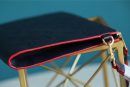 1:1 Replica Louis Vuitton Pochette Melanie MM Monogram Empreinte Dark Blue For Women, Women's Wallets 9.2in/23cm LV