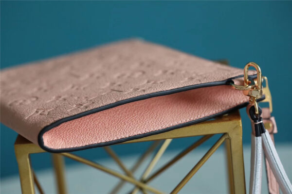 Louis Vuitton Pochette Melanie MM Monogram Empreinte Pink For Women, Women's Wallets 9.2in/23cm LV