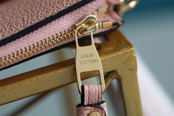 Louis Vuitton Pochette Melanie MM Monogram Empreinte Pink For Women, Women's Wallets 9.2in/23cm LV