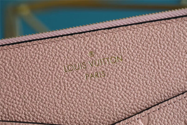 Louis Vuitton Pochette Melanie MM Monogram Empreinte Pink For Women, Women's Wallets 9.2in/23cm LV