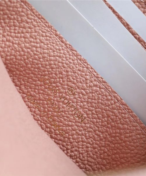 1:1 Replica Louis Vuitton Pochette Melanie MM Monogram Empreinte Pink For Women, Women's Wallets 9.2in/23cm LV