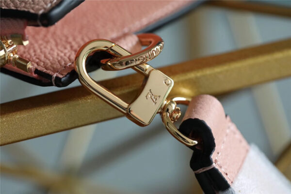 Louis Vuitton Pochette Melanie MM Monogram Empreinte Pink For Women, Women's Wallets 9.2in/23cm LV