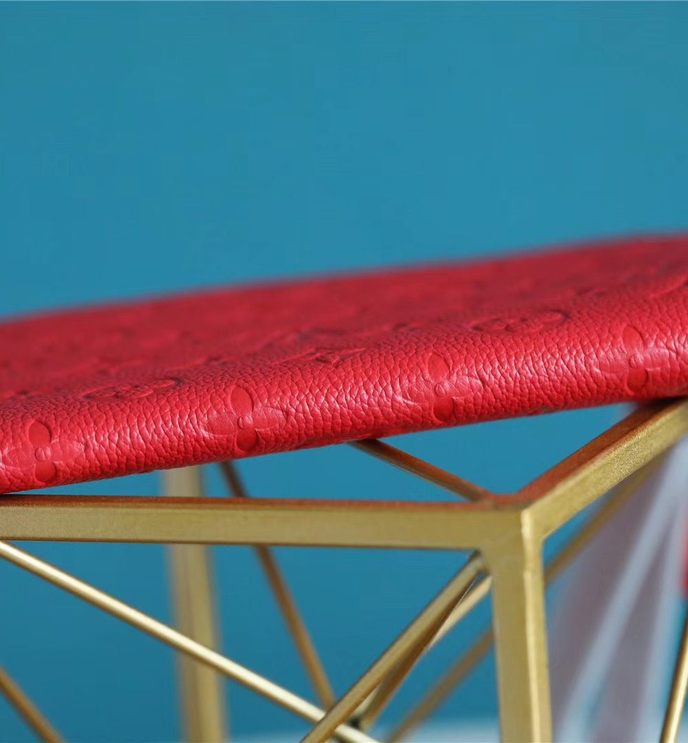 1:1 Replica Louis Vuitton Pochette Melanie MM Monogram Empreinte Red For Women, Women's Wallets 9.2in/23cm LV